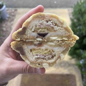Cherry Bakewell Cookie