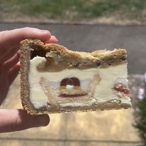 Cherry Bakewell Cookie Pie